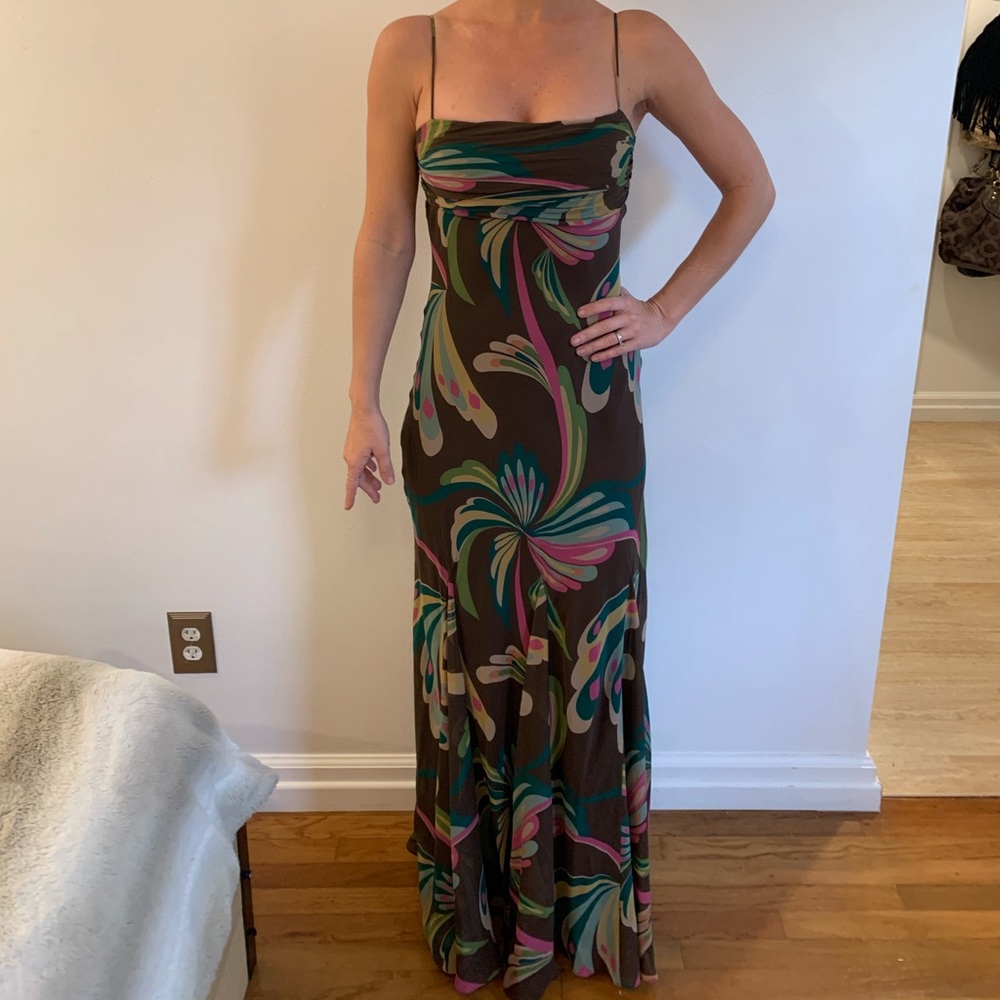 Long Chiffon BCBG Dress